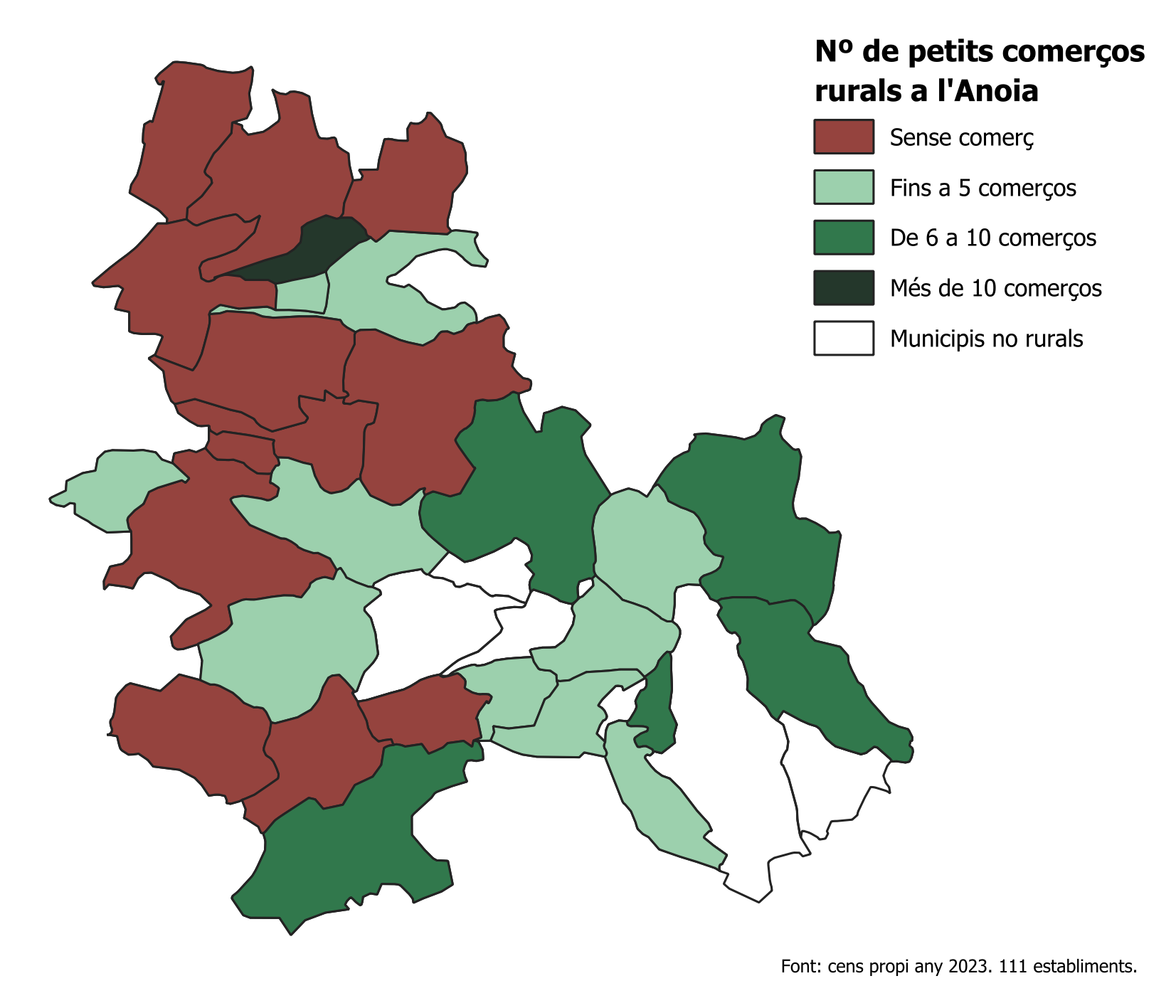 Mapa de situació comercial
